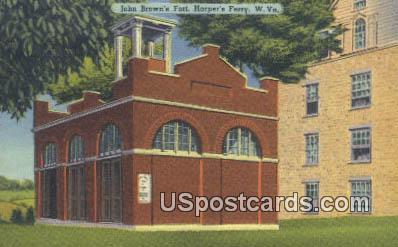 John Brown's Fort - Harpers Ferry, West Virginia WV Postcard