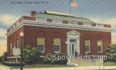 Post Office - Charles Town, West Virginia WV Postcard