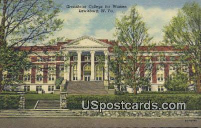 Greenbrier College for Women - Lewisburg, West Virginia WV Postcard