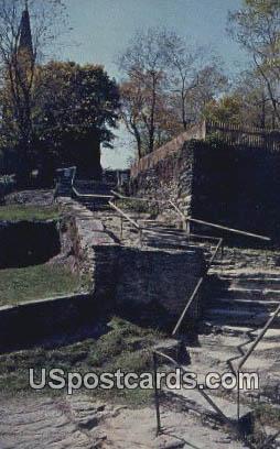 Natural Stone Steps - Harpers Ferry, West Virginia WV Postcard