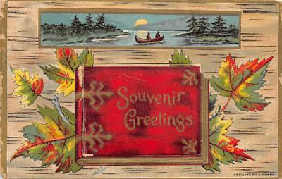 Greetings From booklet on card WV