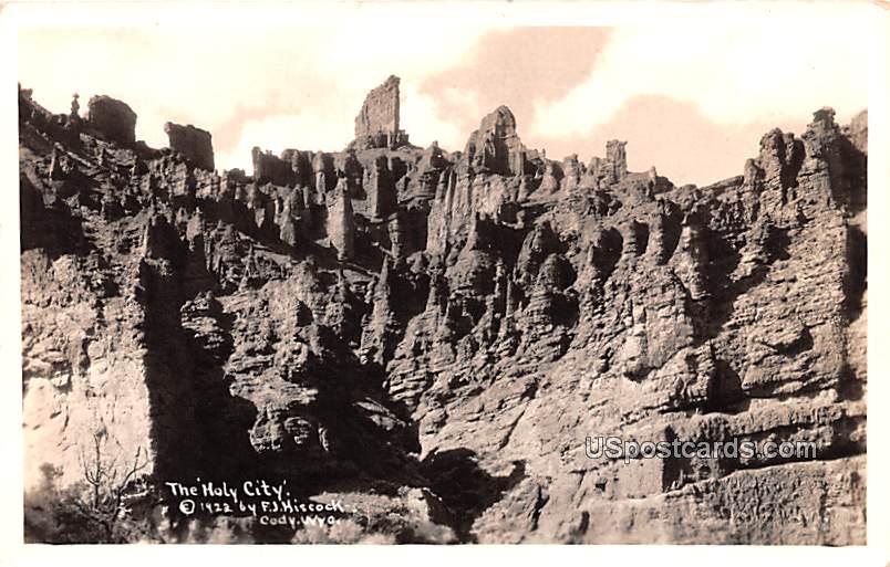 The Holy City - Cody, Wyoming WY Postcard
