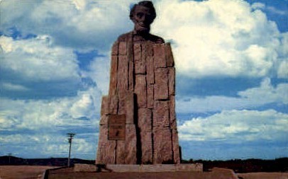Lincoln Monument, Cheyenne - Laramie, Wyoming WY Postcard