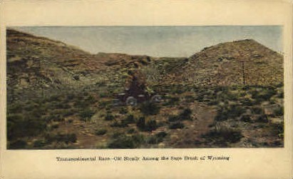 Transcontinental Race - Misc, Wyoming WY Postcard