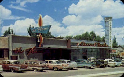 Adams Restaurant - Rawlins, Wyoming WY Postcard