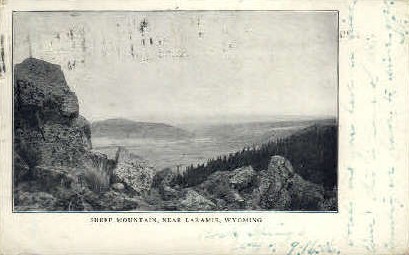 Sheep Mountain - Laramie, Wyoming WY Postcard