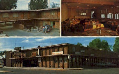 Maverick Motel - Lander, Wyoming WY Postcard