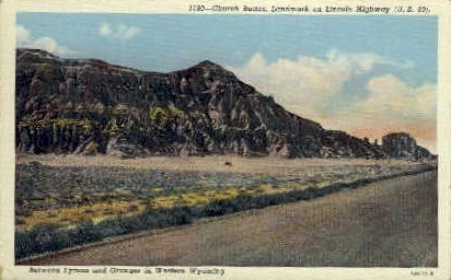 Church Buttes - Lyman, Wyoming WY Postcard