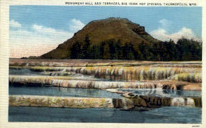 Big Horn Hot Springs - Thermopolis, Wyoming WY Postcard