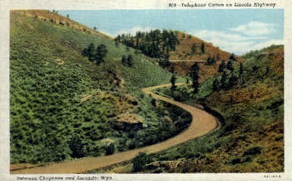 Telephone Canon - Laramie, Wyoming WY Postcard