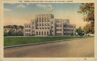 Liberal Arts Building, University of Wyoming - Laramie Postcard