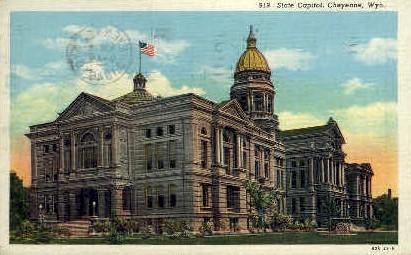 State Capitol - Cheyenne, Wyoming WY Postcard