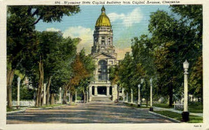 State Capitol - Cheyenne, Wyoming WY Postcard