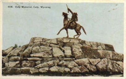 Cody Memorial  - Wyoming WY Postcard