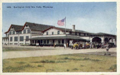 Burlington Cody Inn - Wyoming WY Postcard
