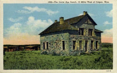 The Goose Egg Ranch - Casper, Wyoming WY Postcard