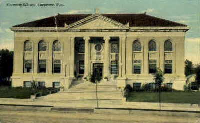 Carnegie Library - Cheyenne, Wyoming WY Postcard