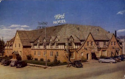 Wort Hotel - Jackson, Wyoming WY Postcard