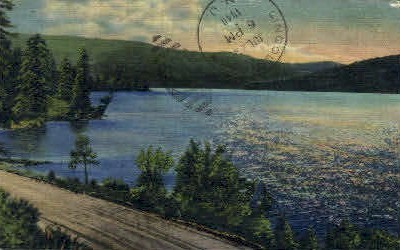 Half Moon Lake - Pinedale, Wyoming WY Postcard