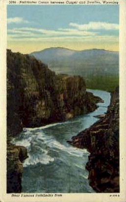 Pathfinder Canon - Casper, Wyoming WY Postcard