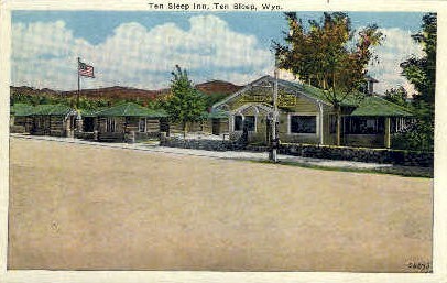 Ten Sleep Inn - Wyoming WY Postcard