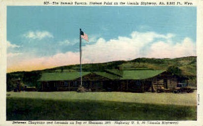 The Summit Tavern - Sherman Hill, Wyoming WY Postcard