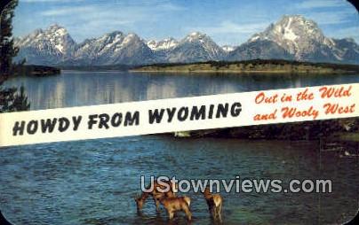 Riverton, WY, Wyoming, Postcard