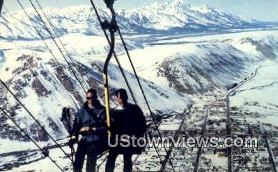 Snow King Mountain - Jackson, Wyoming WY Postcard