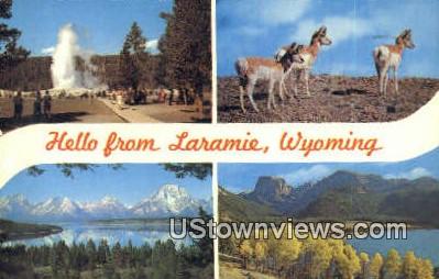 Laramie, Wyoming, WY Postcard
