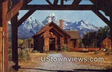 Chapel of the Transfiguration - Moose, Wyoming WY Postcard