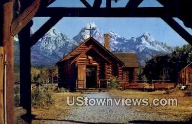 Chapel of the Transfiguration - Moose, Wyoming WY Postcard