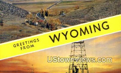Greetings from Wyoming, Wyoming, WY - Greetings from Wyoming Postcards Postcard