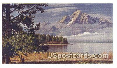 Mt Moran - Grand Teton National Park, Wyoming WY Postcard