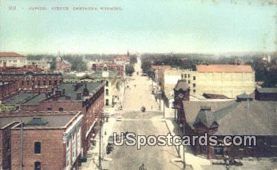 Capitol Avenue - Cheyenne, Wyoming WY Postcard