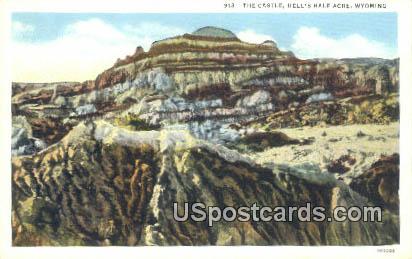 The Castle - Hells Half Acre, Wyoming WY Postcard