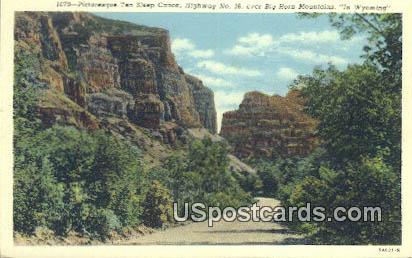 Ten Sleep Canyon, WY Postcard       ;      Ten Sleep Canyon, Wyoming