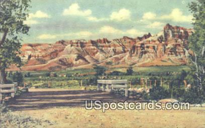 Red Castles - Duboise, Wyoming WY Postcard