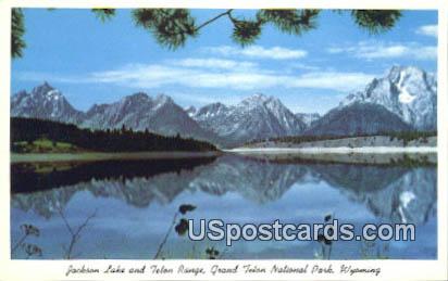 Jackson Lake - Grand Teton National Park, Wyoming WY Postcard