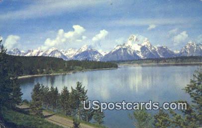 Teton Range - Grand Teton National Park, Wyoming WY Postcard