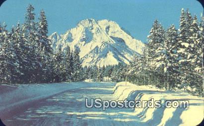Mt Moran - Grand Teton National Park, Wyoming WY Postcard