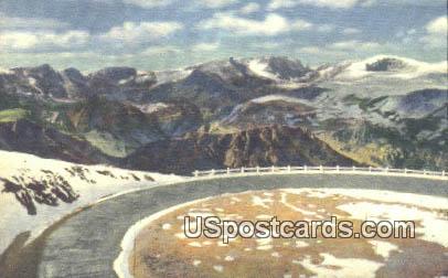Beartooth Mountains - Yellowstone Park, Wyoming WY Postcard
