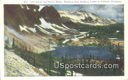 Lake Marie & Snowy Range - Medicine Bow National Forest, Wyoming WY Postcard
