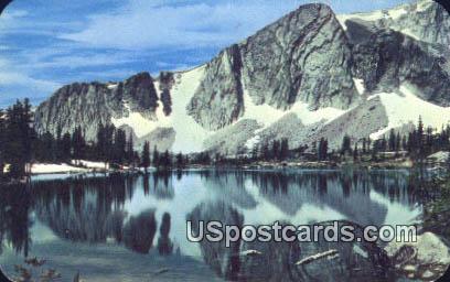 Mirror Lake - Medicine Bow National Forest, Wyoming WY Postcard