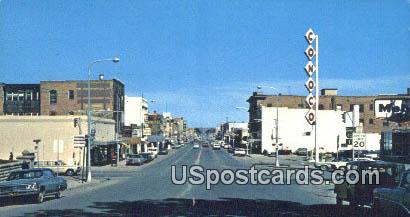 Main Street - Sheridan, Wyoming WY Postcard