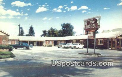 Rock Trim Motel - Sheridan, Wyoming WY Postcard