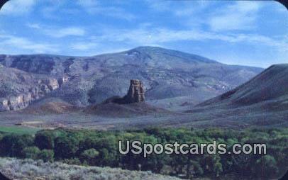 Red Pillar - Big Horn Mountains, Wyoming WY Postcard