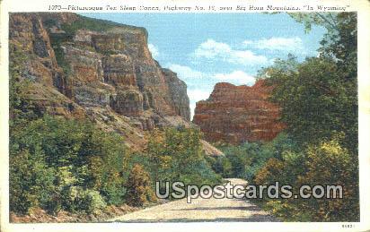 Ten Sleep Canon - Big Horn Mountains, Wyoming WY Postcard