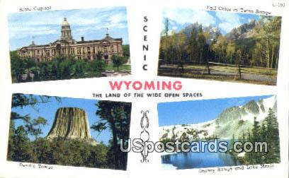 State Capitol Building - Cheyenne, Wyoming WY Postcard