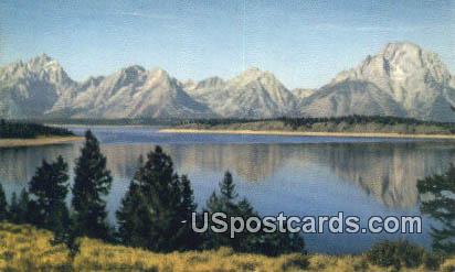 Teton Range - Grand Teton National Park, Wyoming WY Postcard