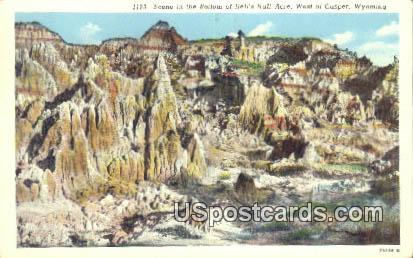 Hell's Half Acre - Casper, Wyoming WY Postcard